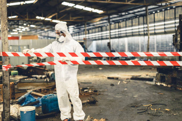 Professional Unattended Death Cleanup technician working in Seville, FL